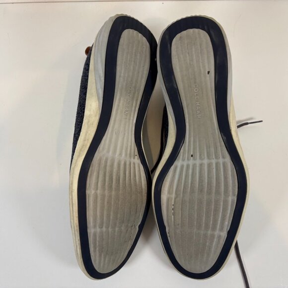 Cole Haan Original Grand Shoes Mens Size 13 Blue Stitchlite Wingtip Oxfords - Picture 6 of 7